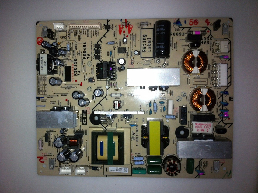 Power Supply Board A1754373A 1-881-956-11 SONY KDL-32EX700 - Click Image to Close